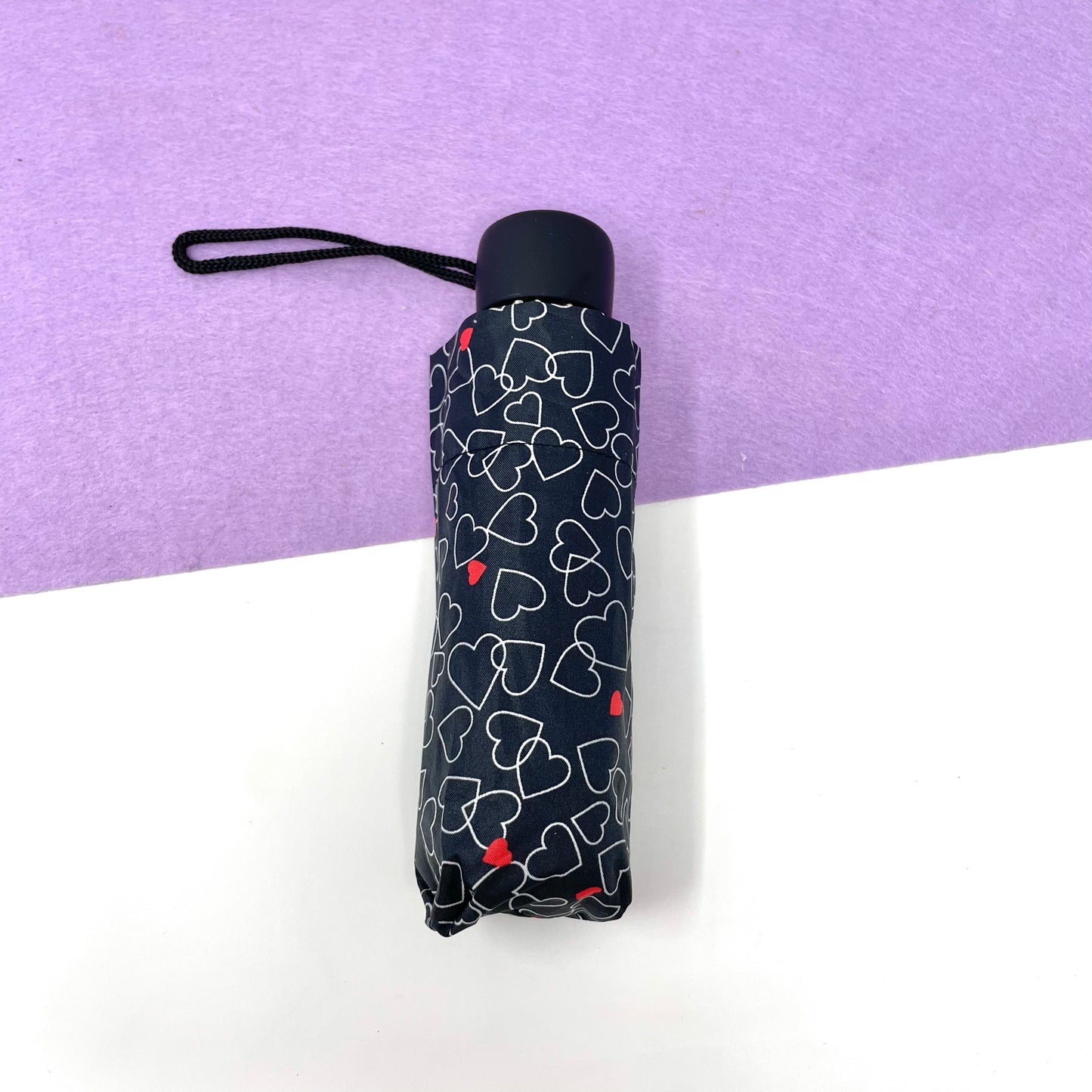 Makupenda - Ombrello Donna piccolo cuori