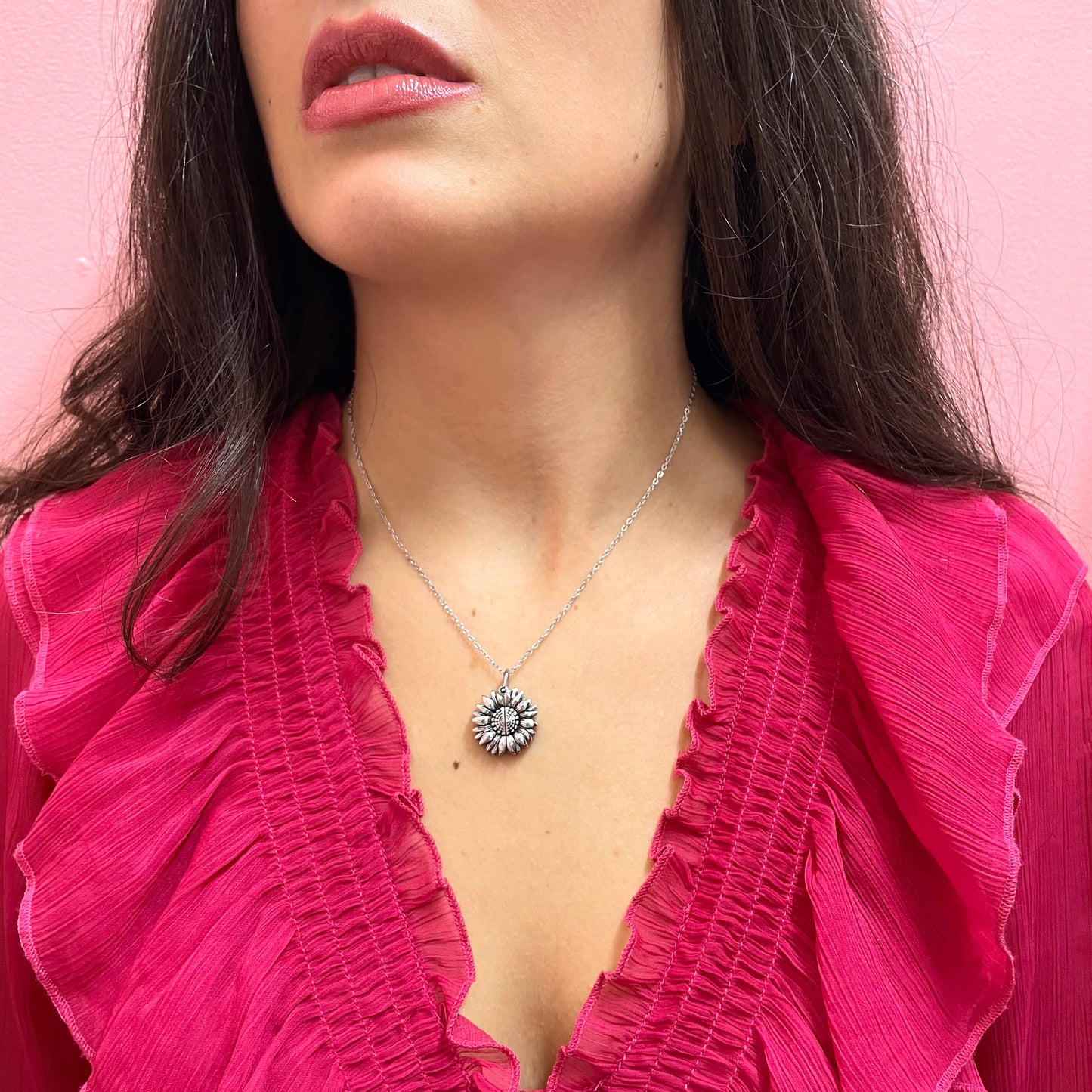 Makupenda - Collana Donna girasole you are my sunshine