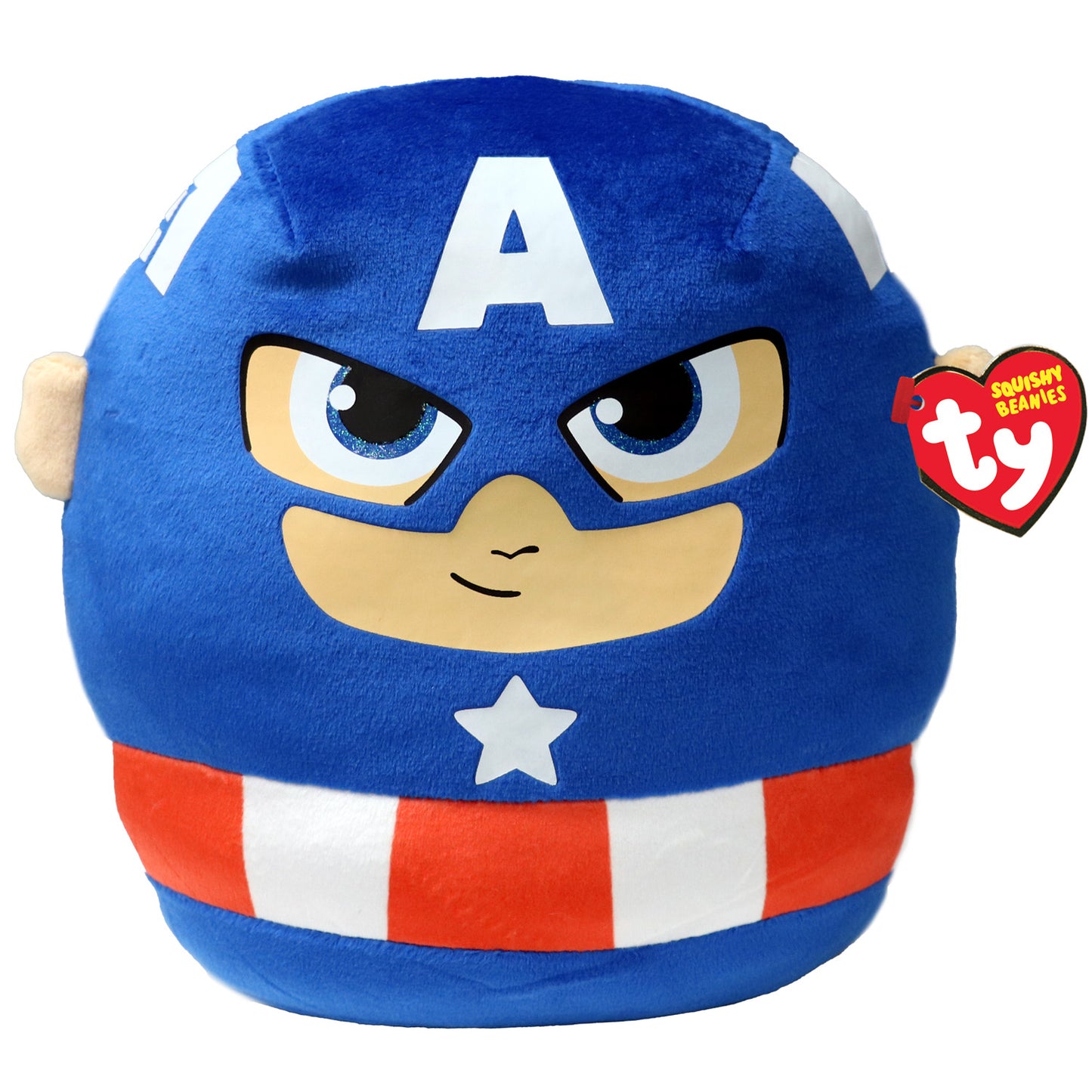 Ty - Cuscino squish grande Marvel 33 cm Captain America