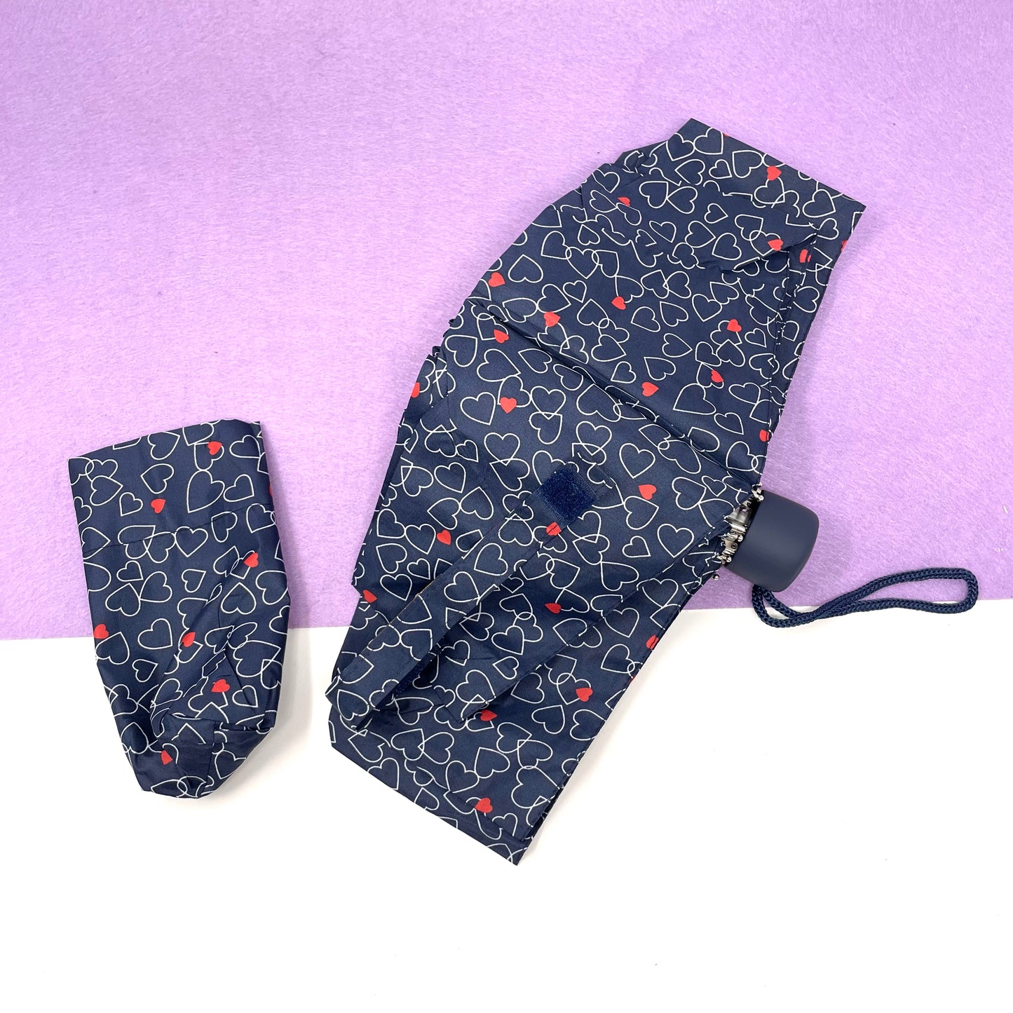Makupenda - Ombrello Donna piccolo cuori
