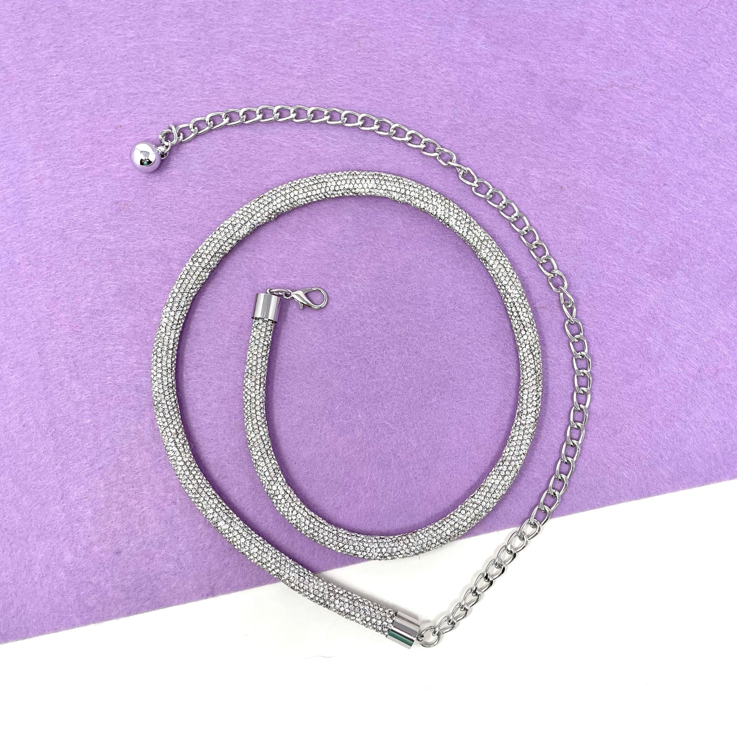 Makupenda - Cintura gioiello Donna tubolare strass