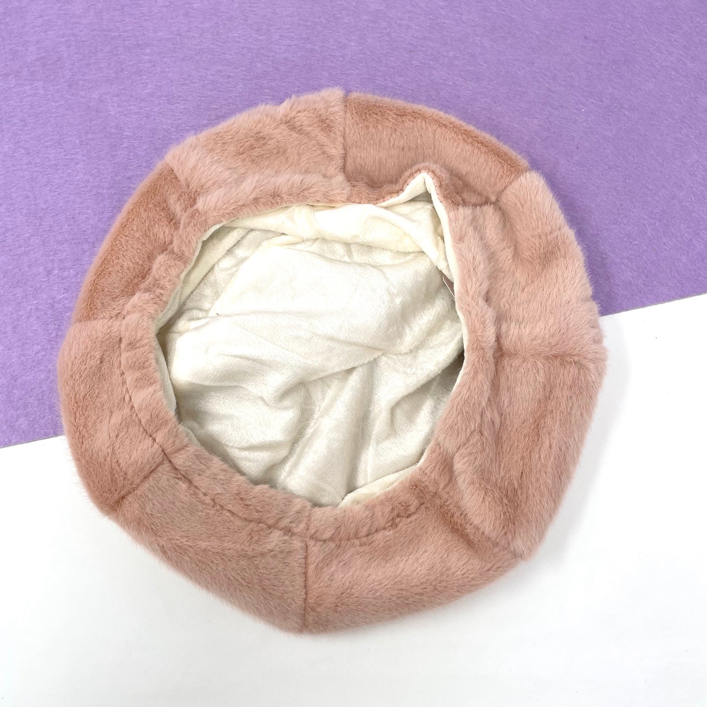 Makupenda - Cappello Donna basco pelliccia
