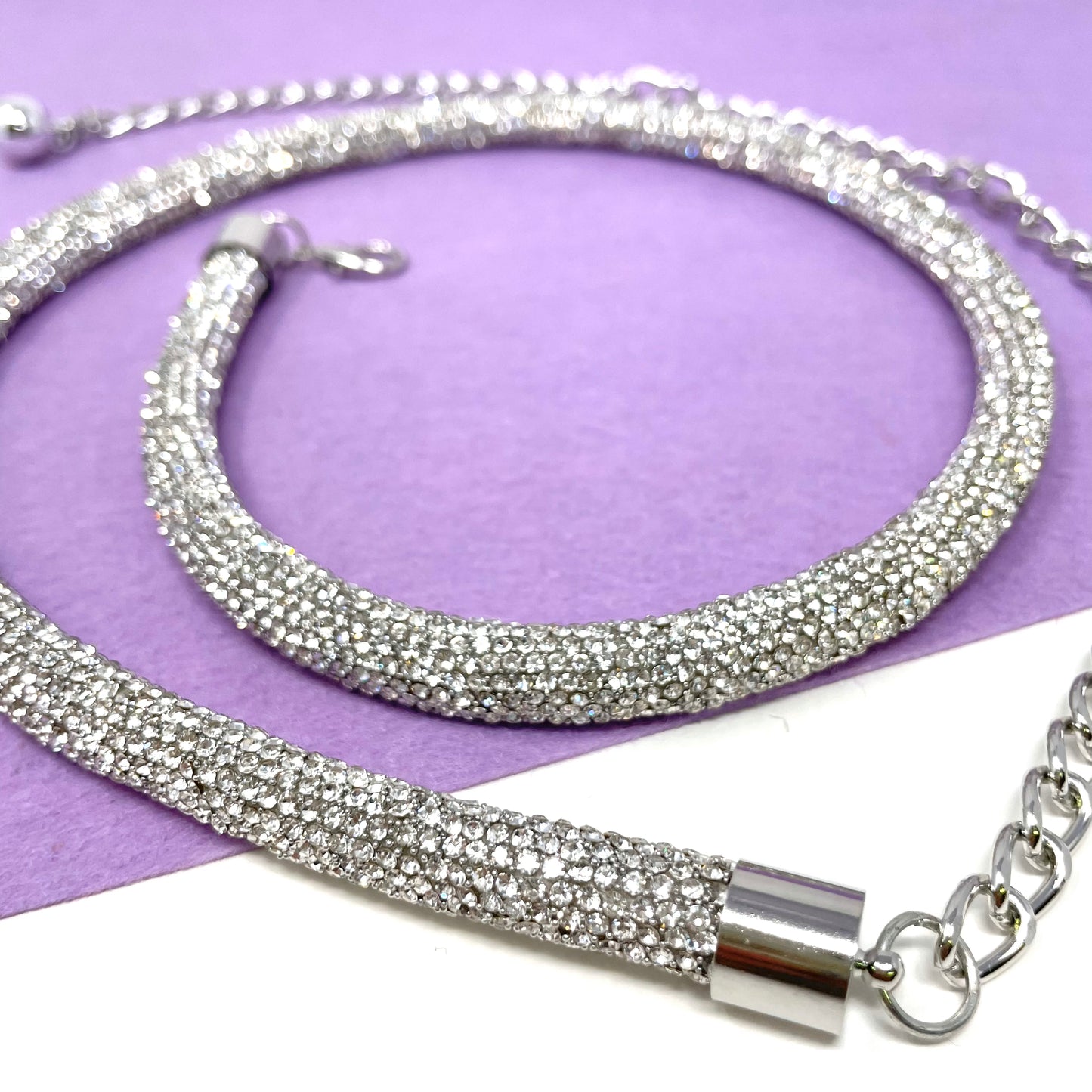 Makupenda - Cintura gioiello Donna tubolare strass