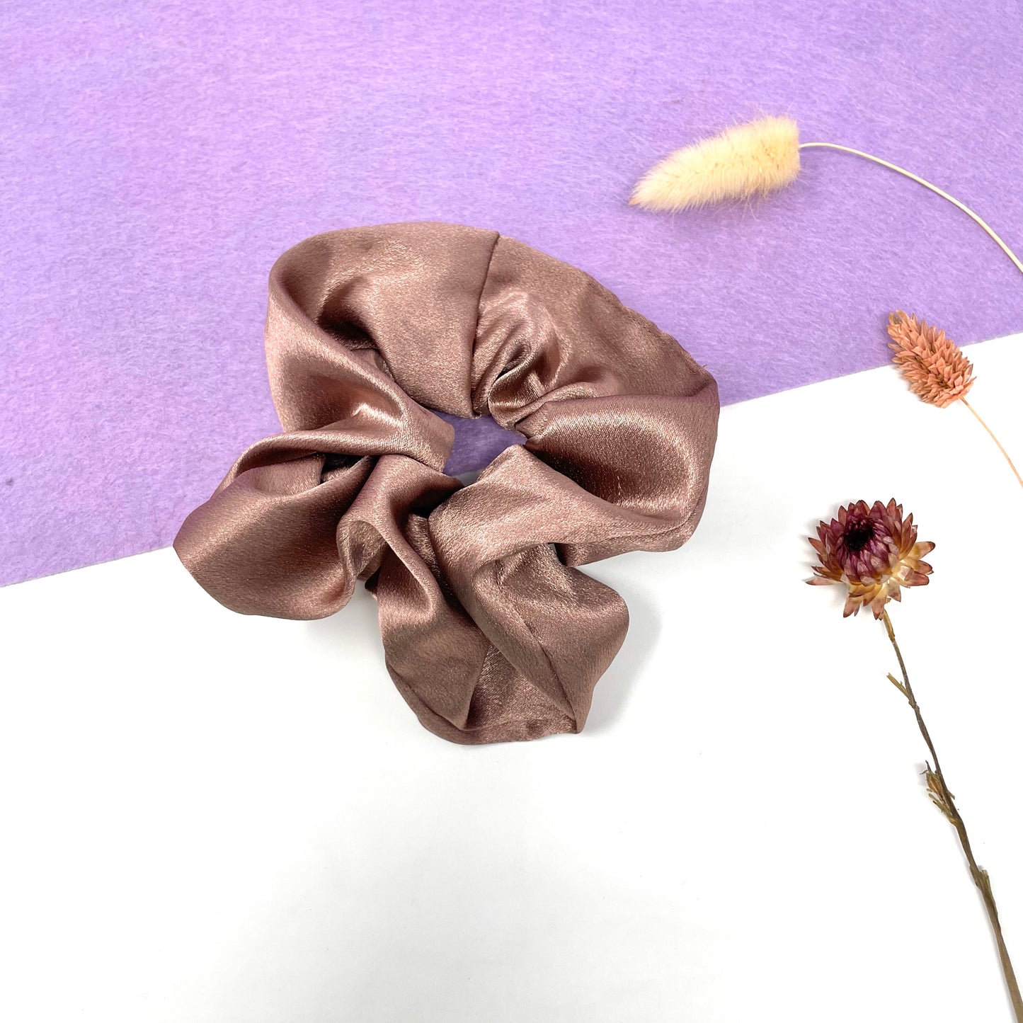 Makupenda - Elastico per capelli Donna scrunchie raso