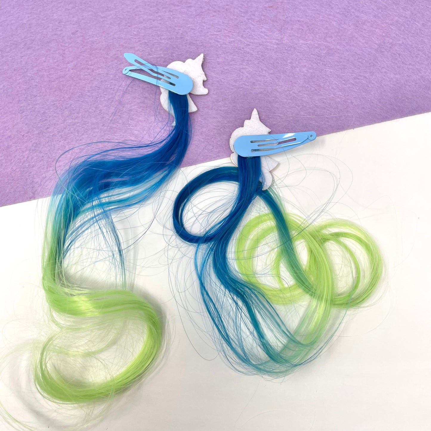Makupenda - Clic clac bambina unicorni ciocche