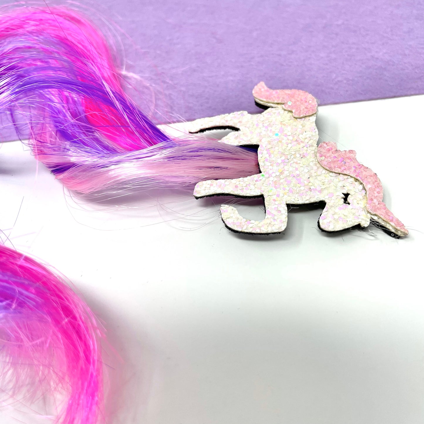 Makupenda - Pinza bambina unicorno ciocca
