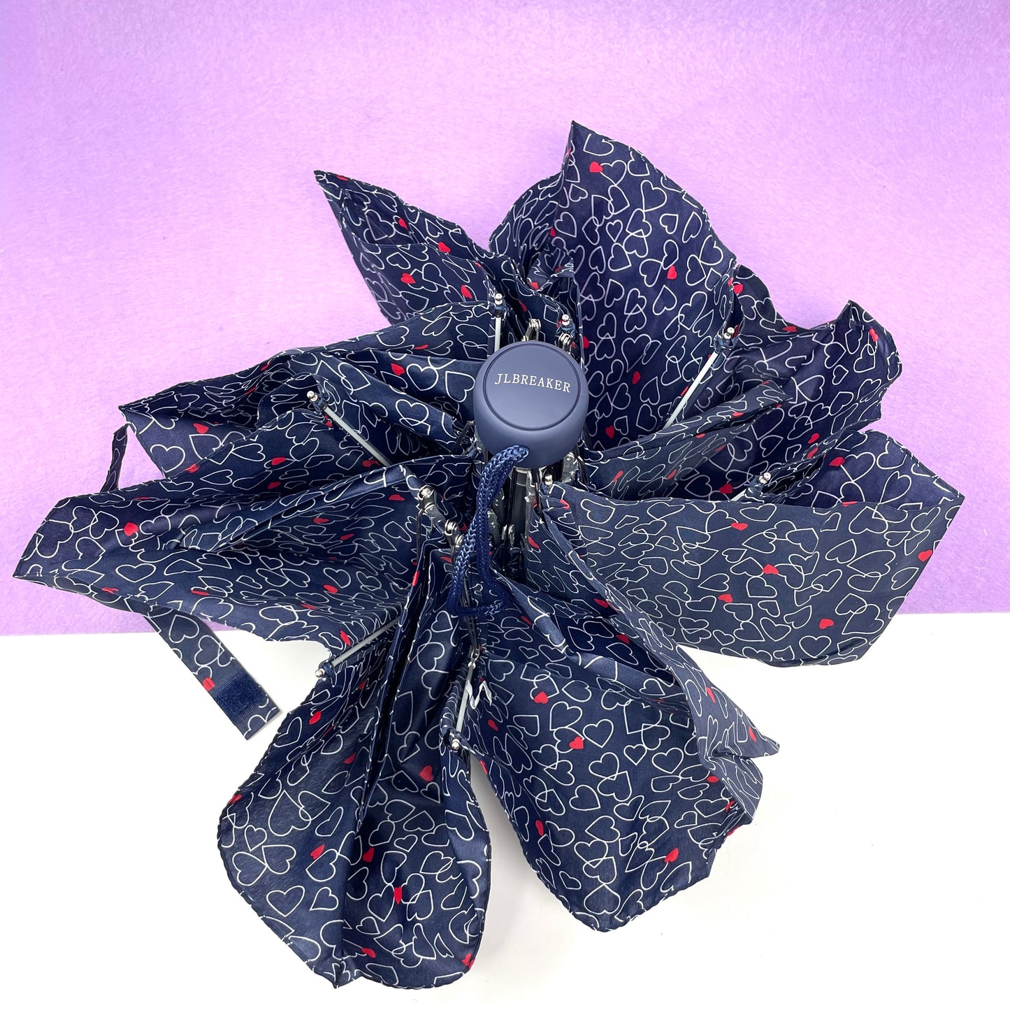 Makupenda - Ombrello Donna piccolo cuori