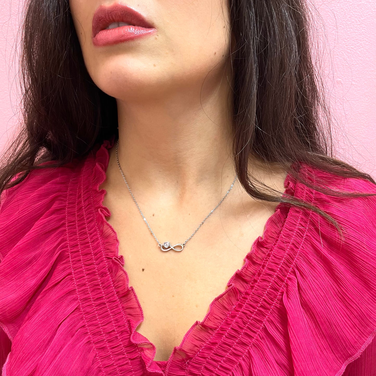 Makupenda - Collana Donna infinito cuore amicizia