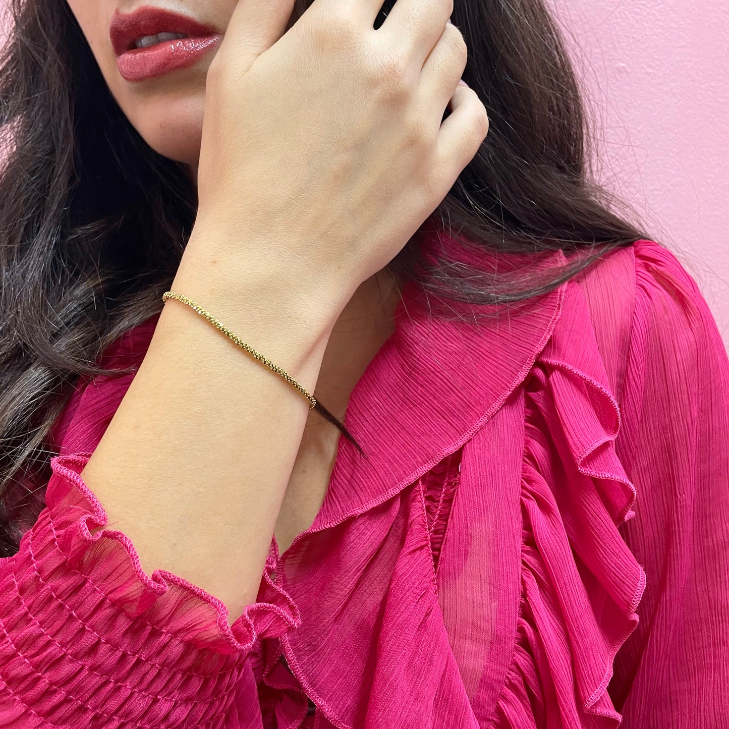 Makupenda - Bracciale Donna maglia lavorata