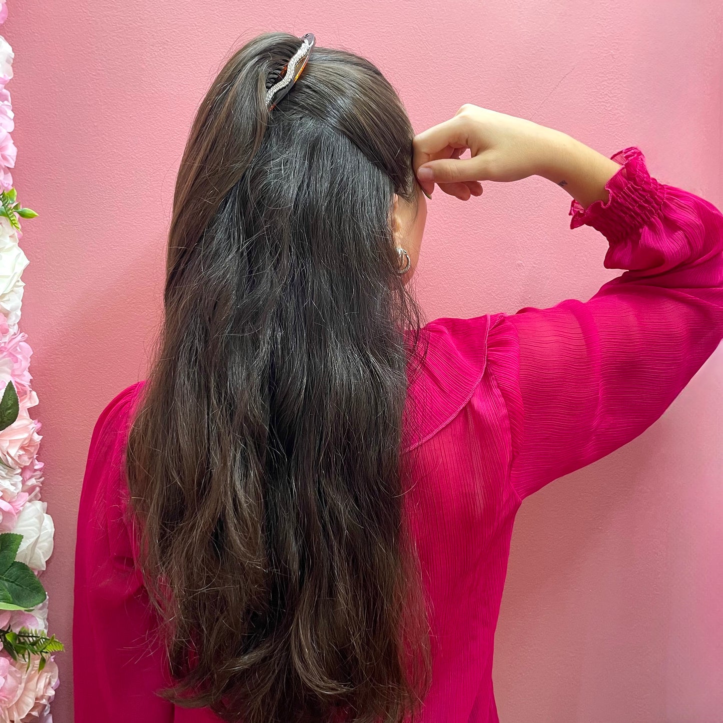 Makupenda - Pettine grande per capelli con strass