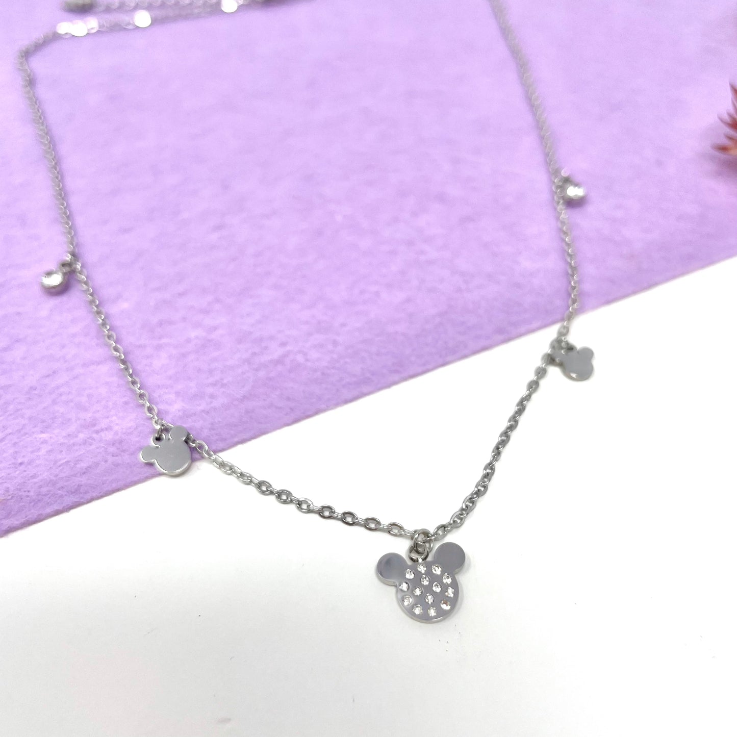 Makupenda - Collana Donna Topolino pendente strass
