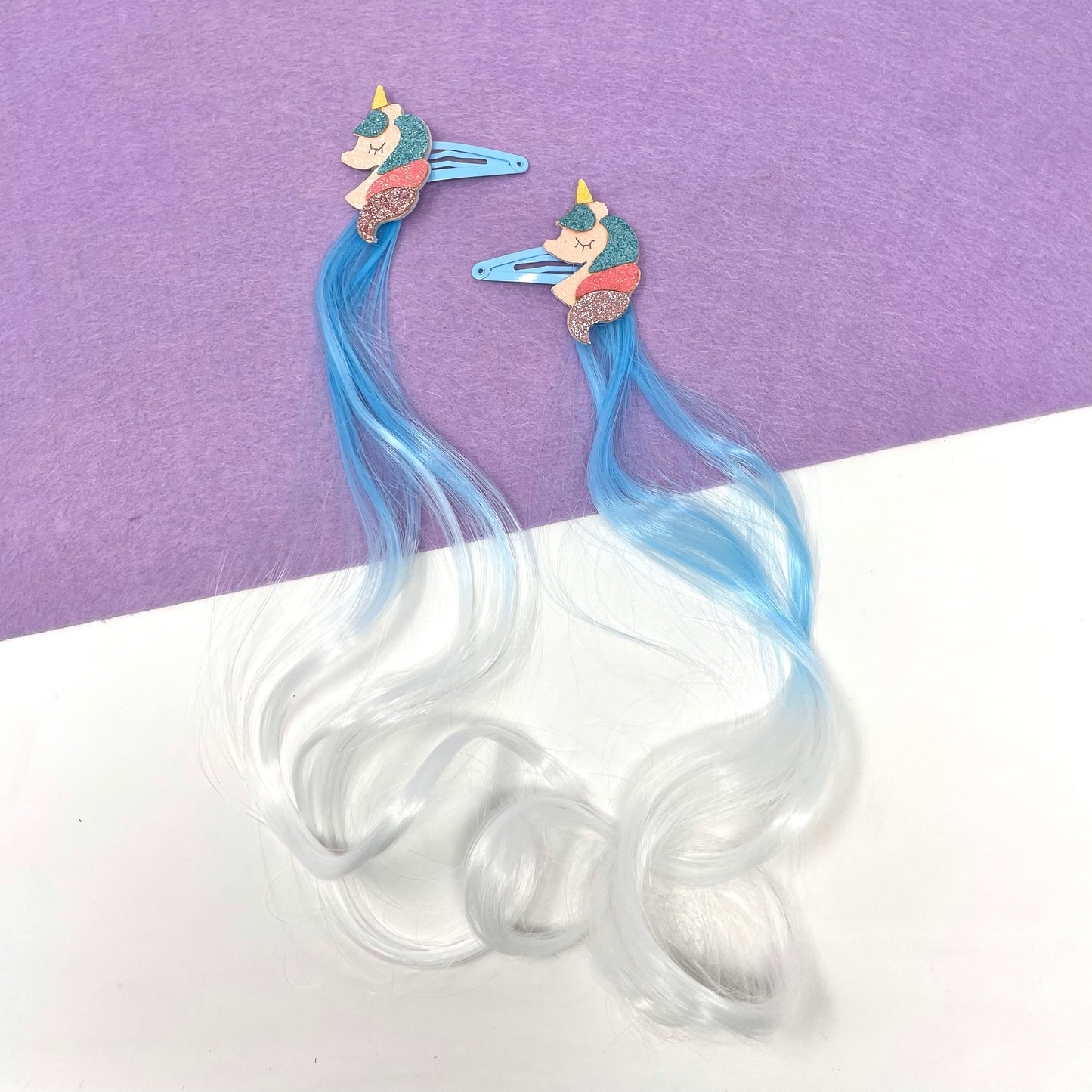 Makupenda - Clic clac bambina unicorni ciocche
