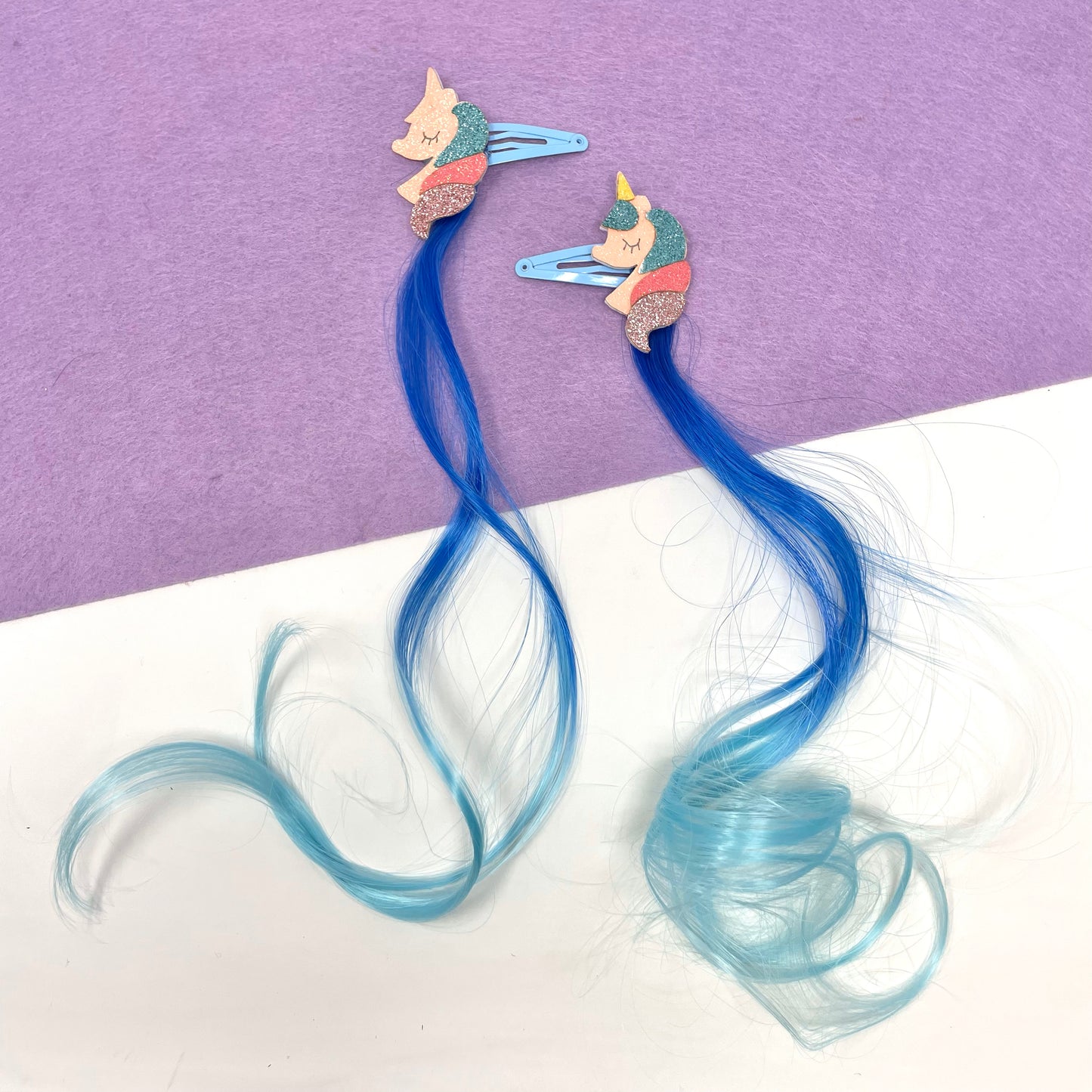 Makupenda - Clic clac bambina unicorni ciocche