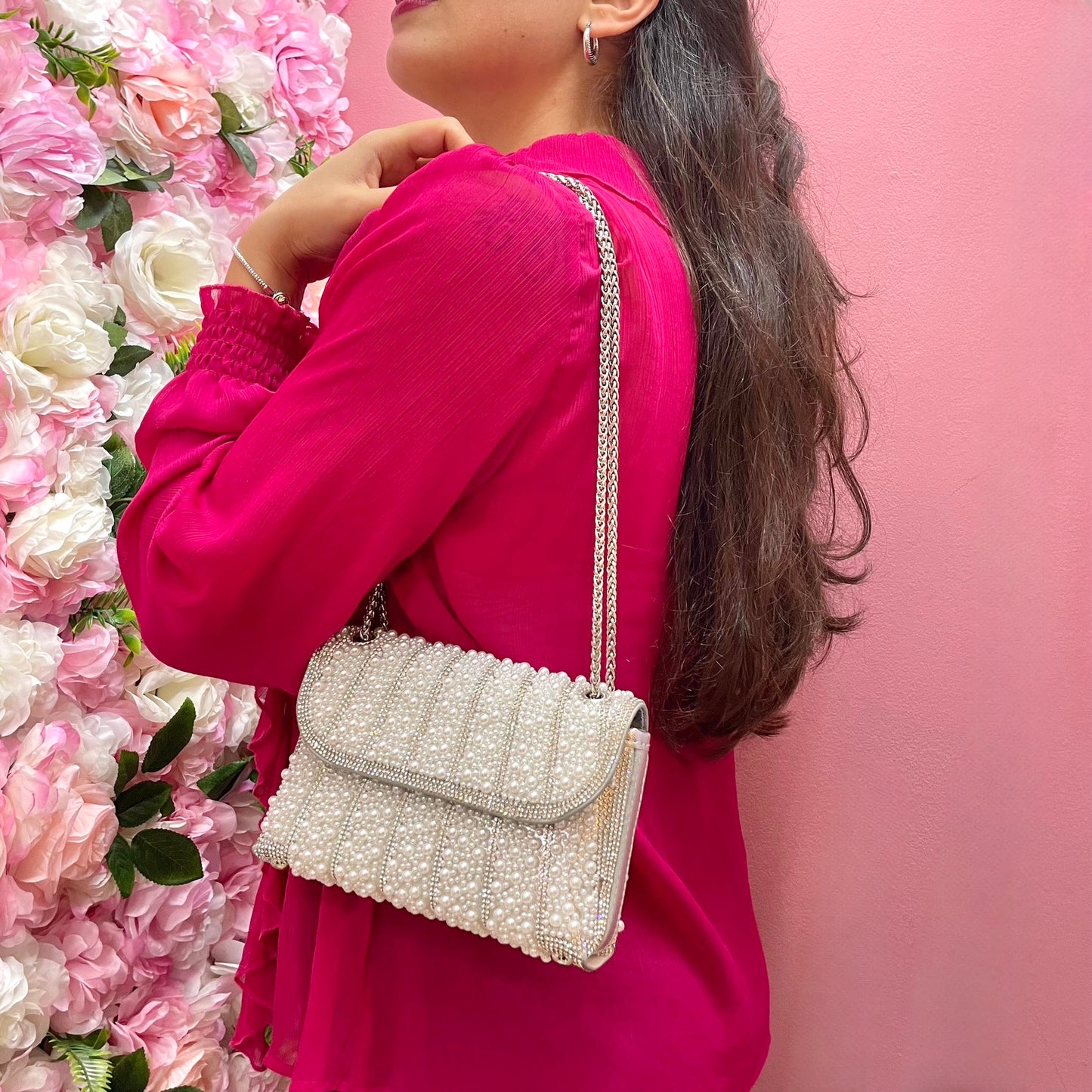 Makupenda - Pochette Donna perle e strass