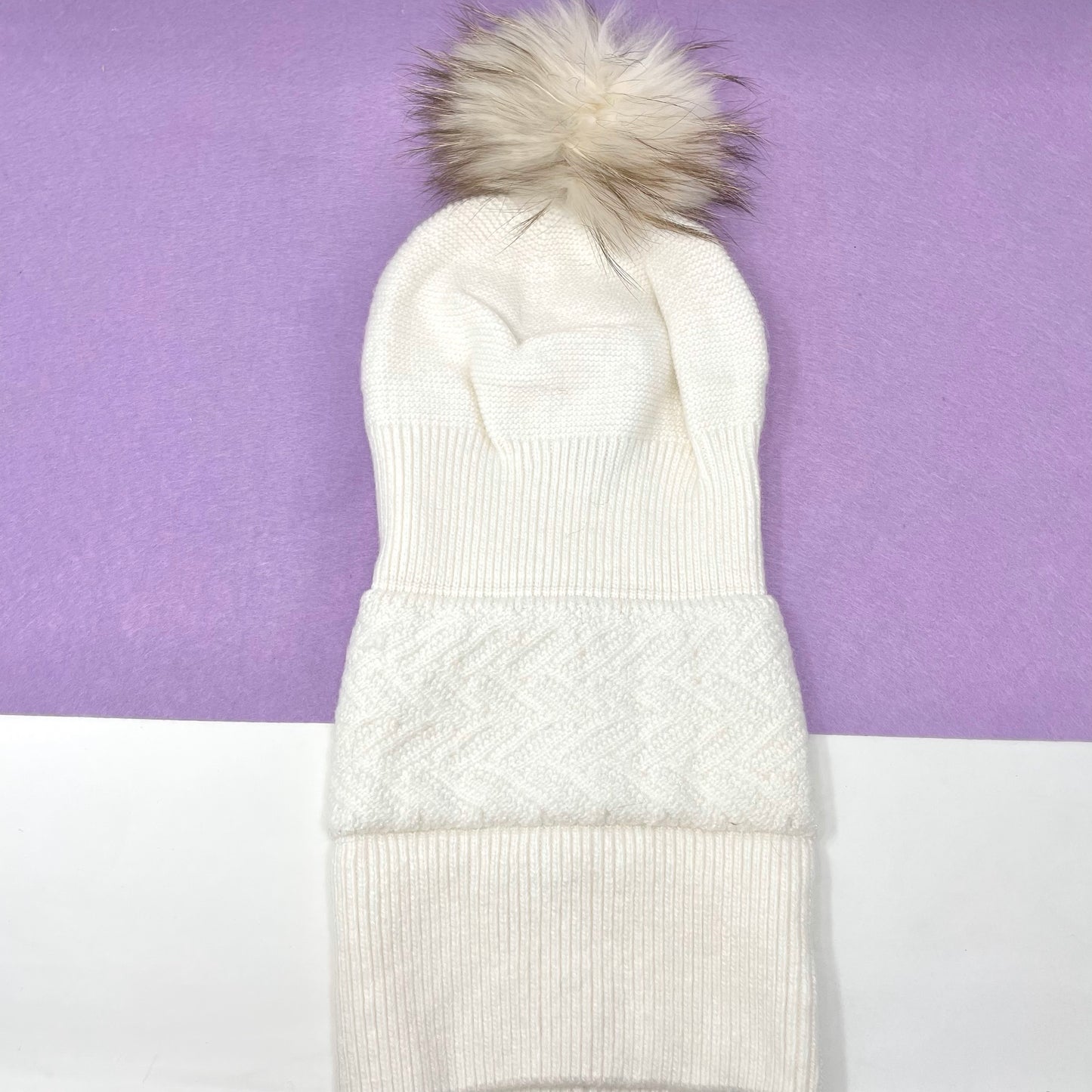 Makupenda - Cappello Donna berretto intrecciato pompon