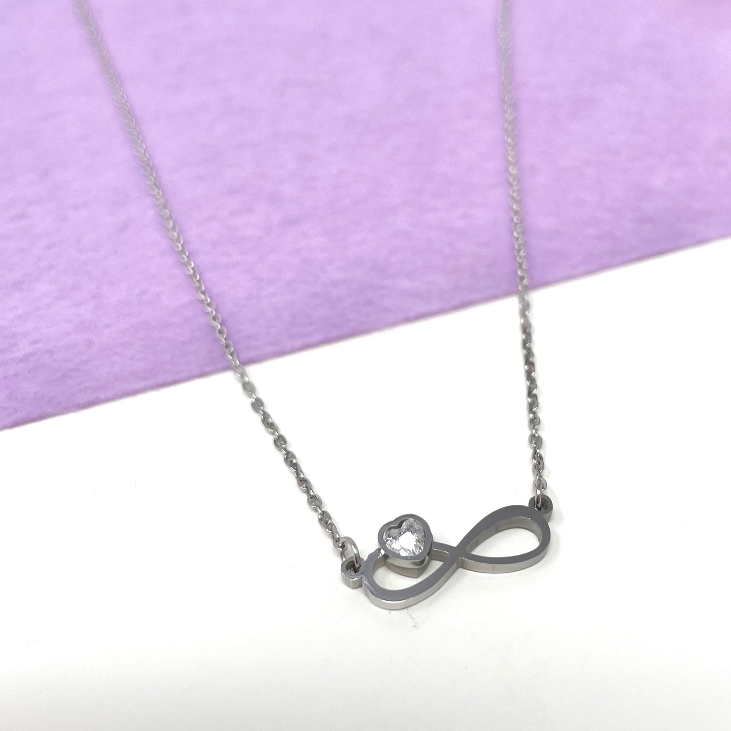 Makupenda - Collana Donna infinito cuore amicizia