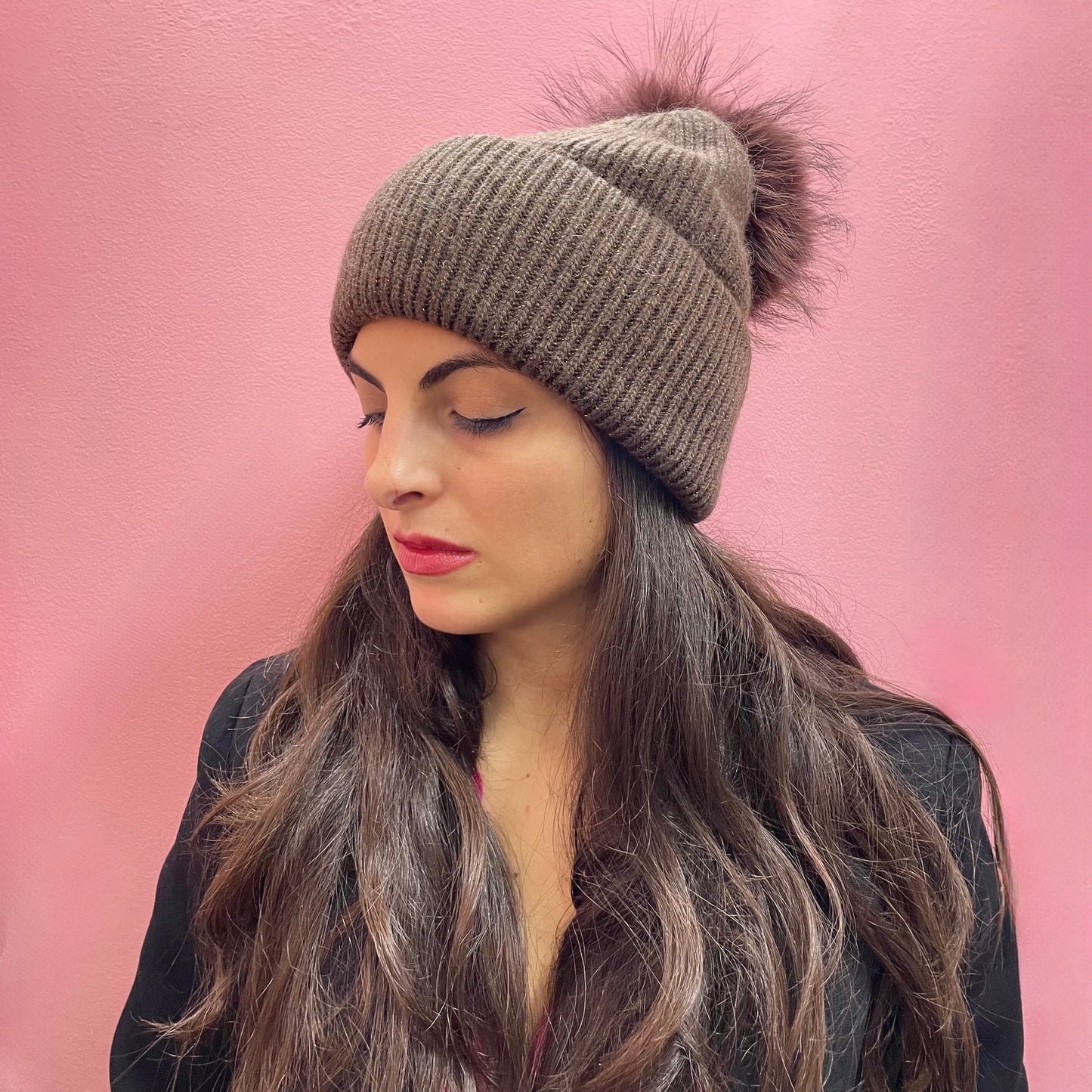 Makupenda - Cappello Donna berretto pompon