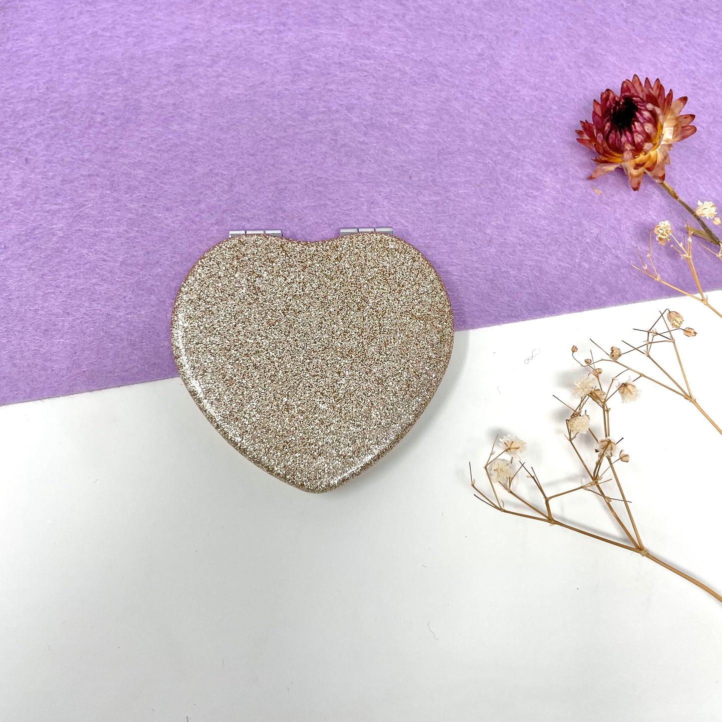 Makupenda - Specchietto cuore glitter
