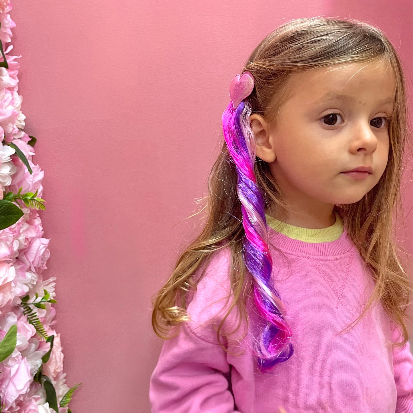 Makupenda - Pinza bambina cuore ciocca