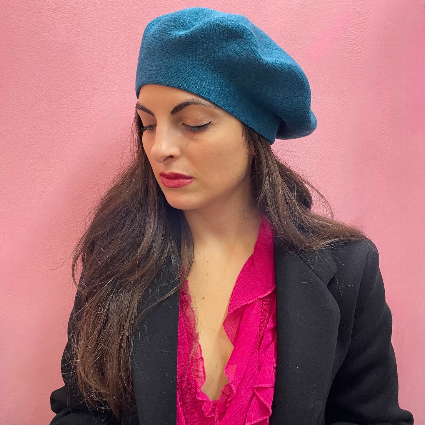 Makupenda - Cappello Donna basco liscio