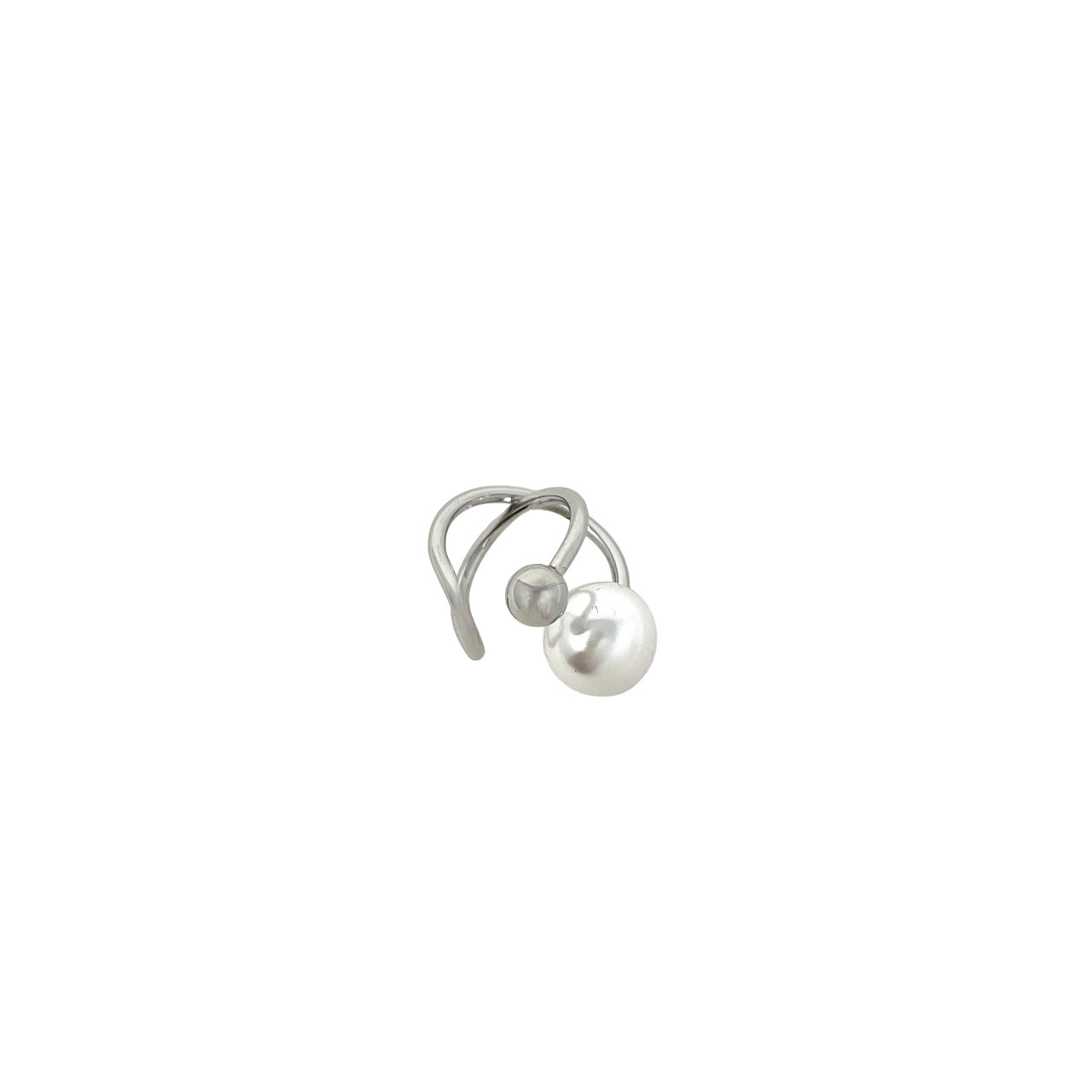 Makupenda - Earcuff Orecchino Mono Donna perla