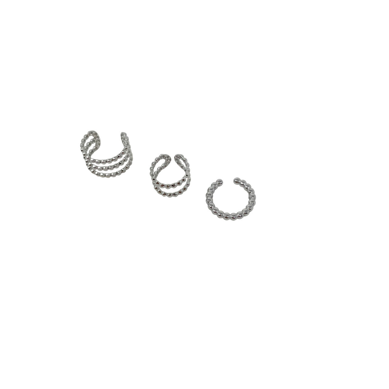 Makupenda - Set di 3 Earcuffs Donna piccoli