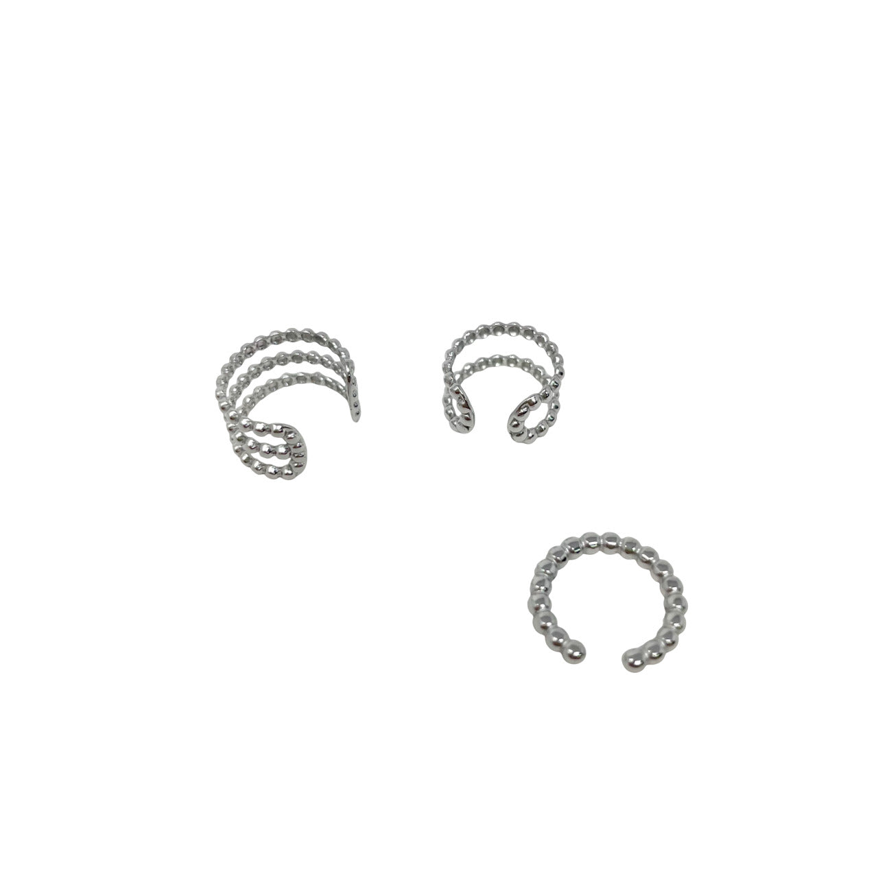 Makupenda - Set di 3 Earcuffs Donna piccoli