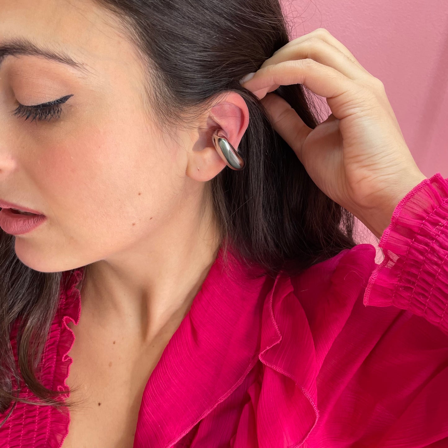 Makupenda - Earcuff Orecchino Mono Donna maxi liscio