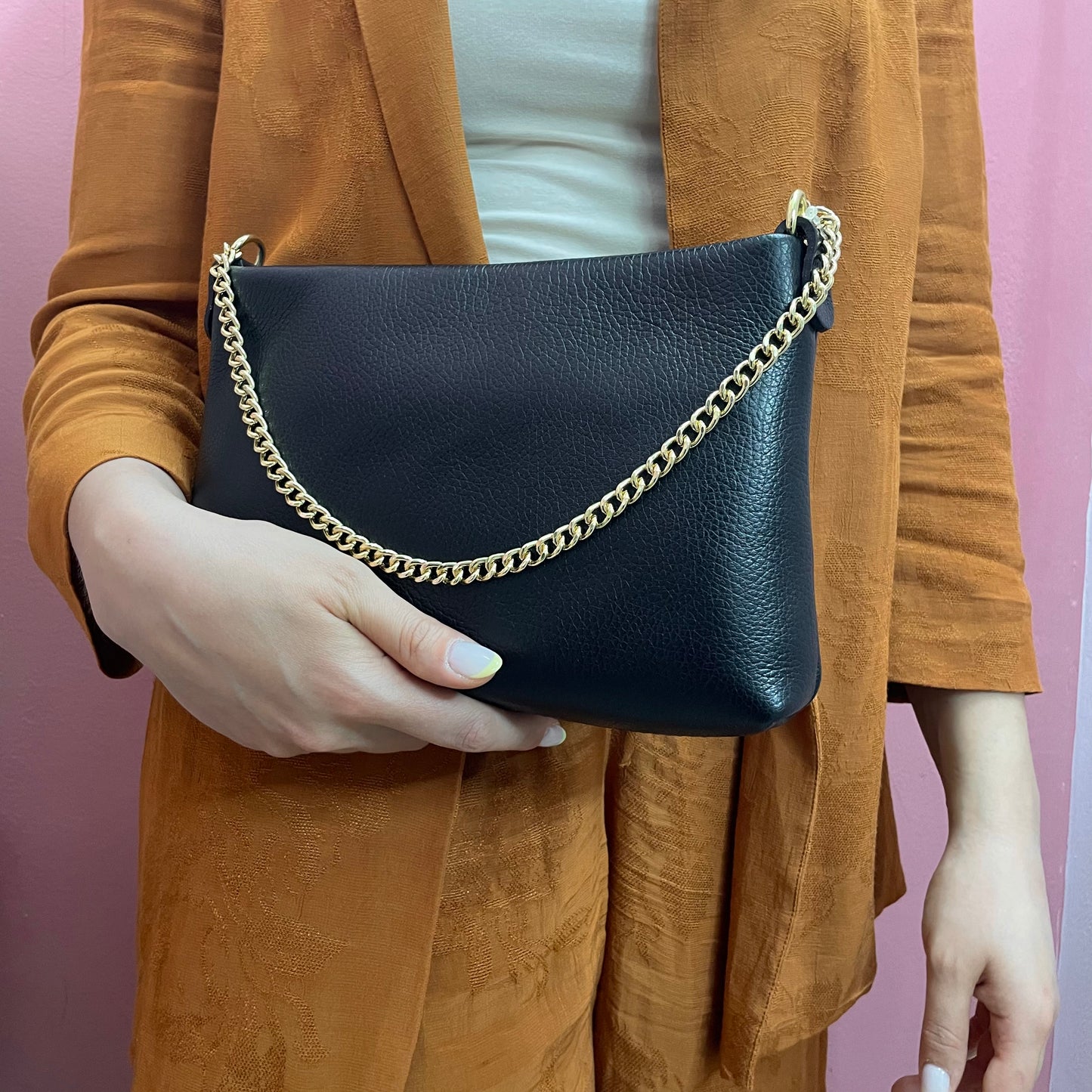 Makupenda - Borsa a tracolla Donna in pelle