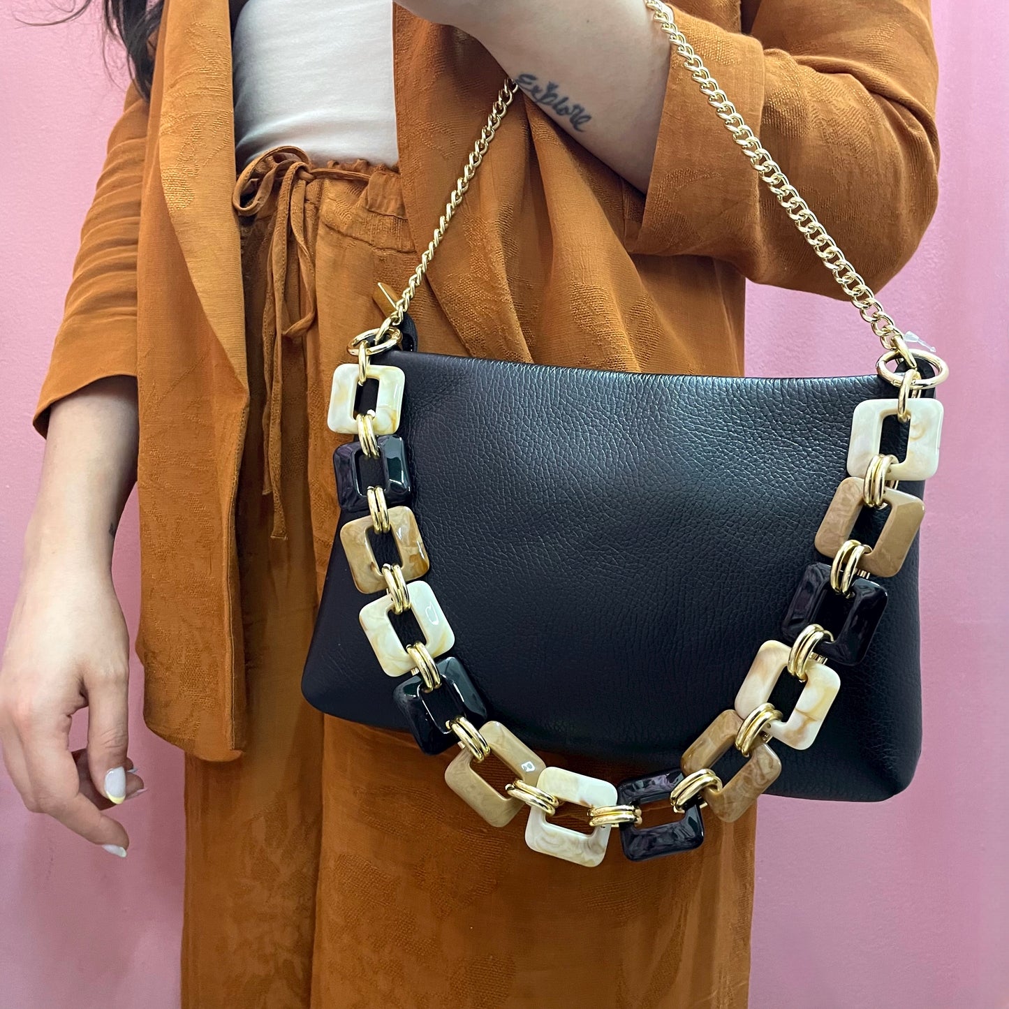 Makupenda - Borsa a tracolla Donna in pelle