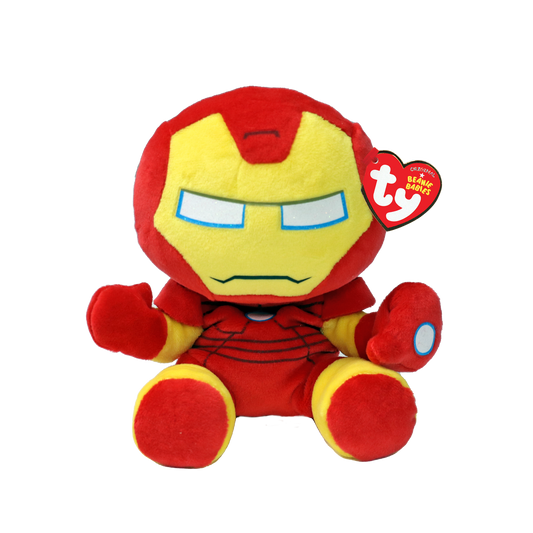 Ty - Peluche medio Marvel 20cm Iron man