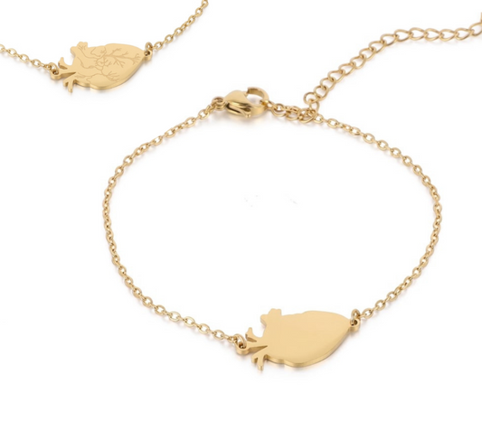 Bracciale Cuore Anatomico Personalizzabile
