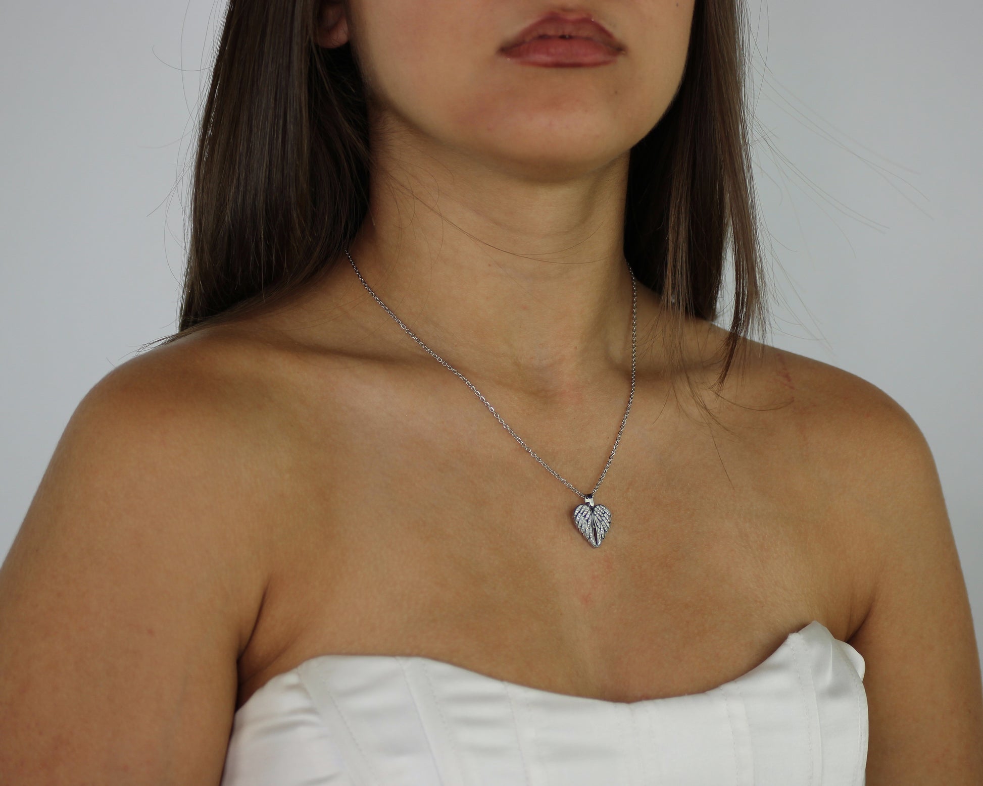 Laimons Collana da donna con ciondolo a forma di angelo custode Laimons Collana da donna con ciondolo a forma di angelo custode