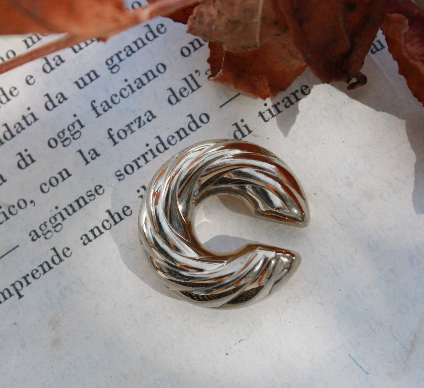 Earcuff Donna Maxi Intrecciato