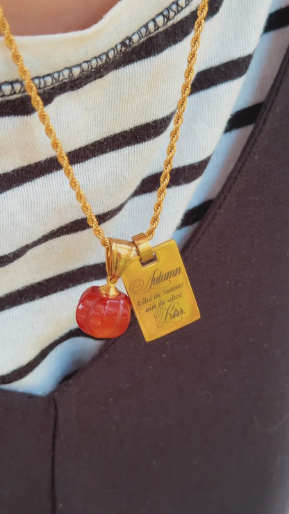 Collana "Pumpkin Autumn" 🍁